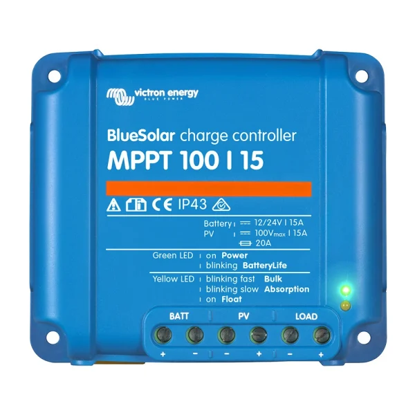 Victron Energy BlueSolar MPPT 100/15 Solar Charge Controller