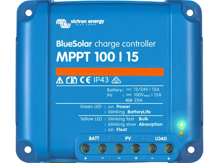 Victron Energy BlueSolar MPPT 100/15 Solar Charge Controller