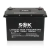 SOK Battery SK12V100P Lithium Iron Phosphate 12V 100Ah, Marine Grade